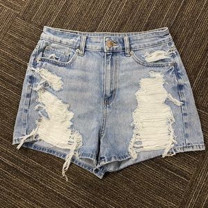 American Eagle jean Mom shorts